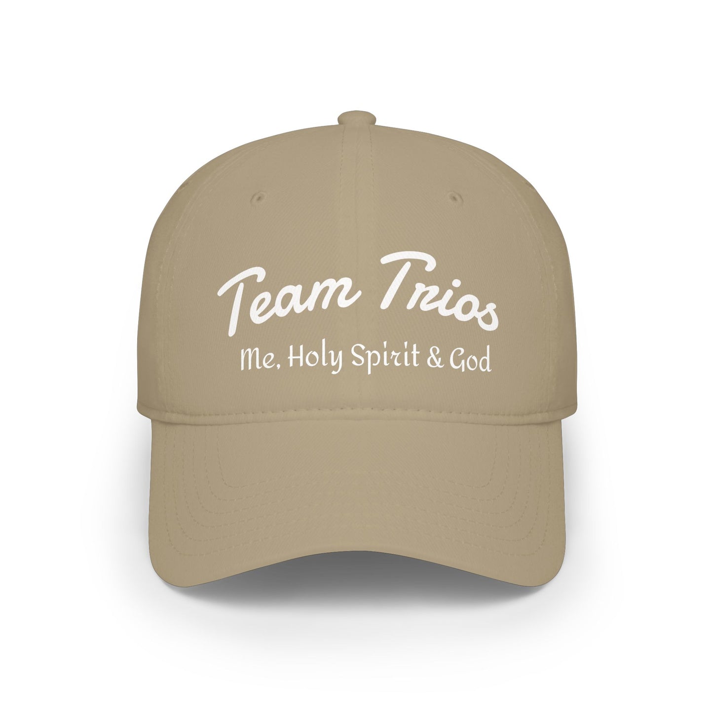 Team Trios Baseball Cap — “Team Trios: Me, Holy Spirit & God” Faith Baseball Hat