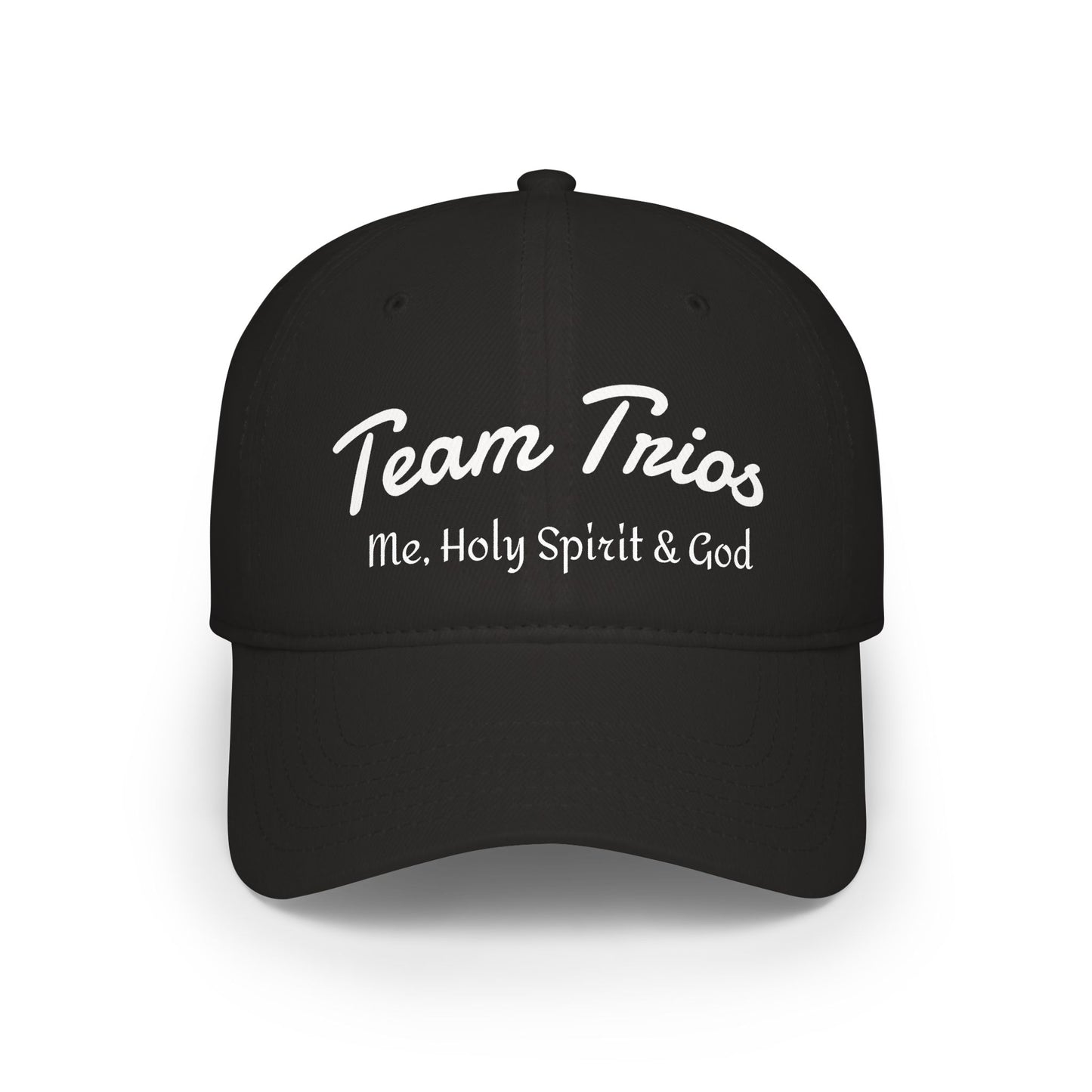 Team Trios Baseball Cap — “Team Trios: Me, Holy Spirit & God” Faith Baseball Hat