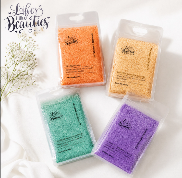 Relaxing Foaming Bath Salts – Natural Ingredients | 30oz Value Pack
