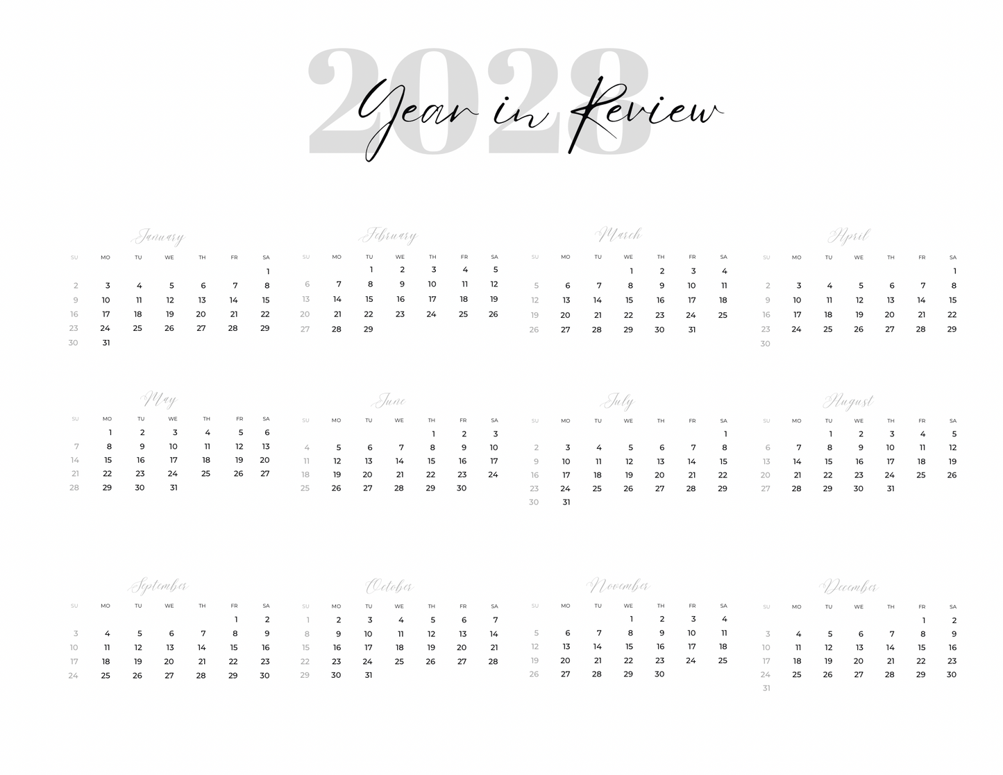2027 Calendar Notepad - A 76-Page Duo