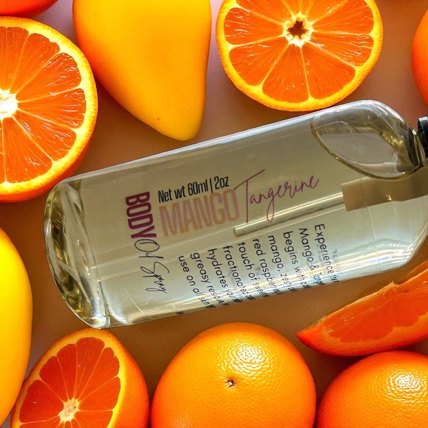 Mango Blend Body Oil Spray 2oz- 4 Pack Bundle