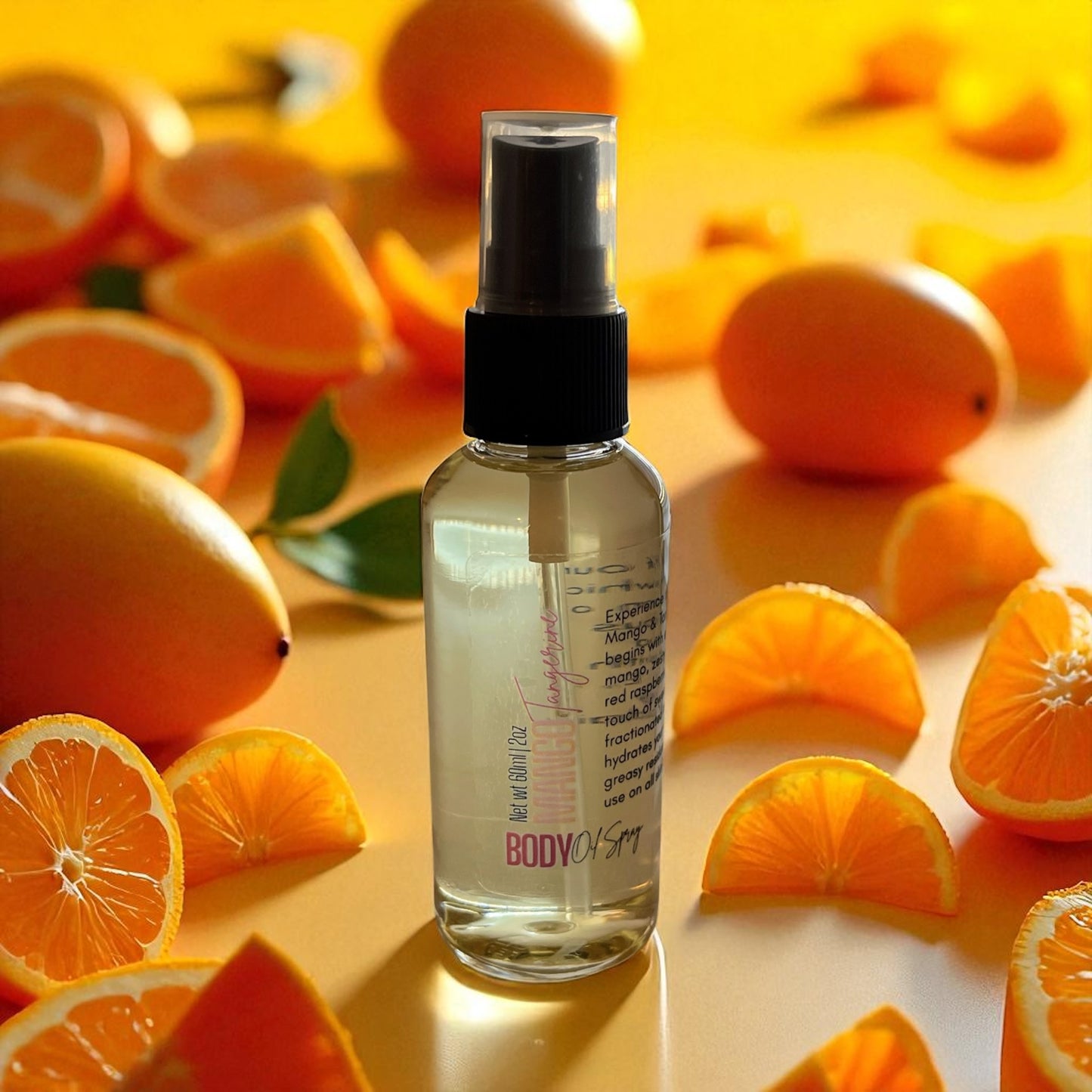 Mango Blend Body Oil Spray 2oz- 4 Pack Bundle