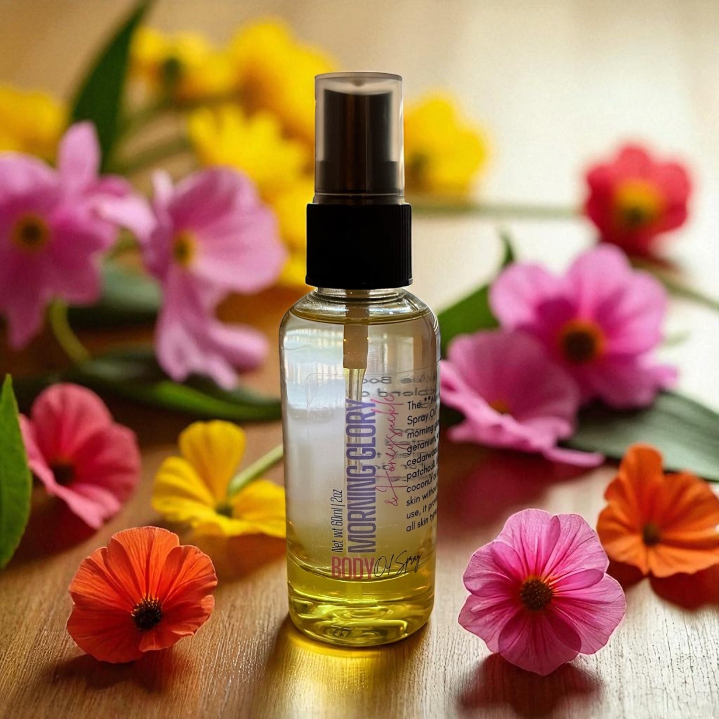 Floral Breeze Body Oil Spray 2oz - 4 Pack Bundle