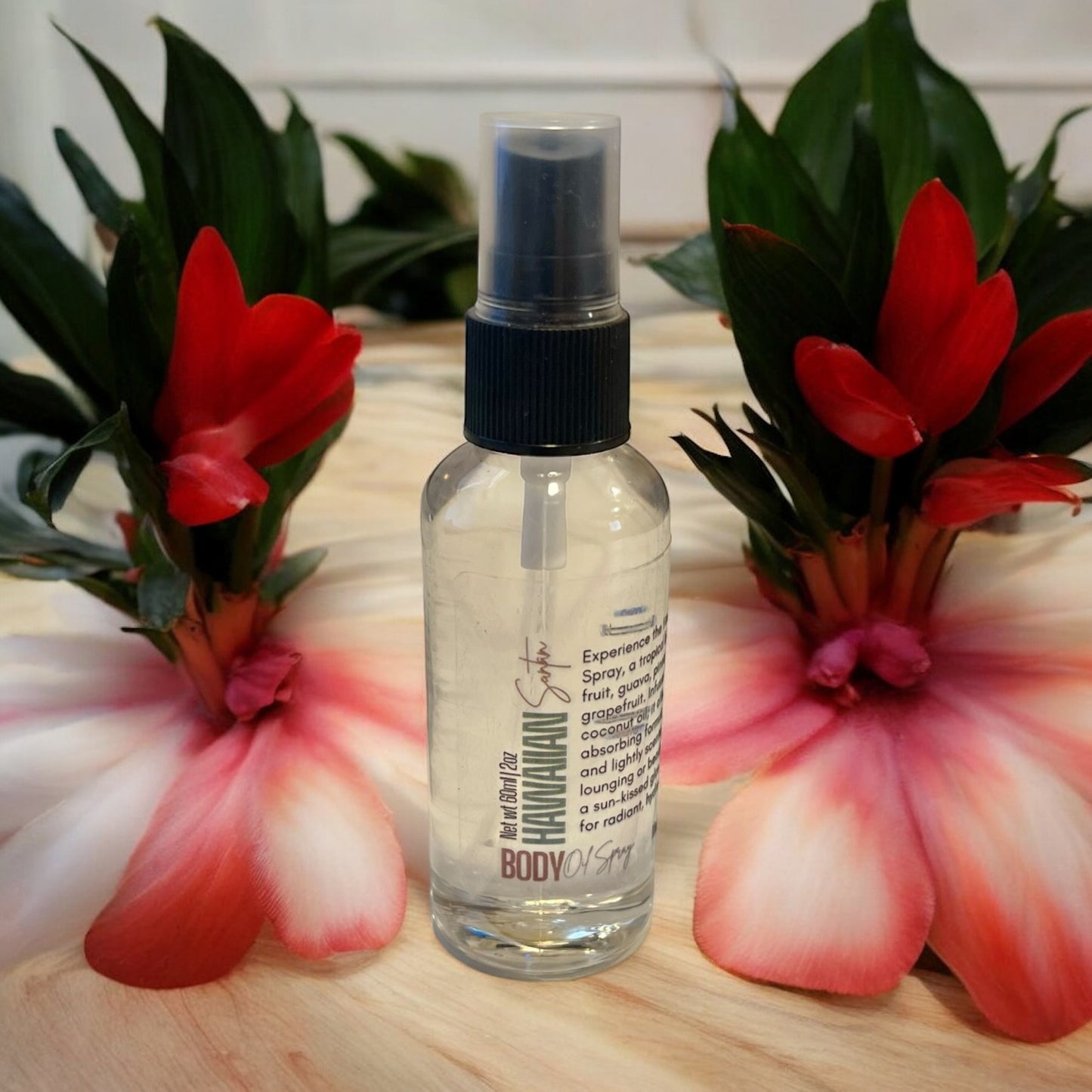 Hawaiian Vibes Body Oil Spray 2oz -4 Pack Bundle