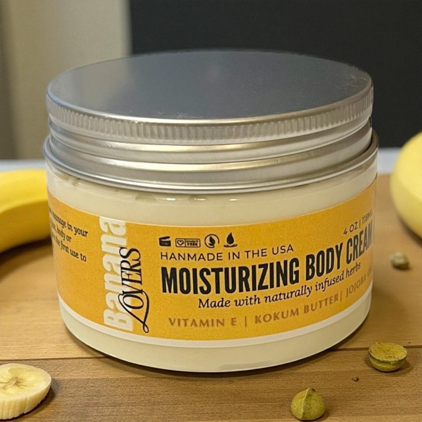 Banana Lovers Body Cream 4oz - New Formula
