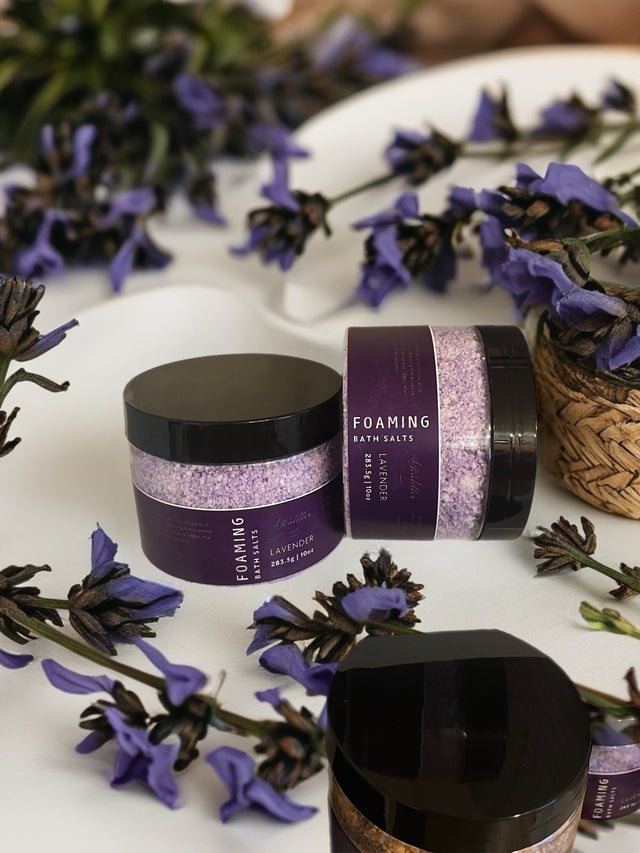 Lavender Foaming Bath Salt | 10 Ounces