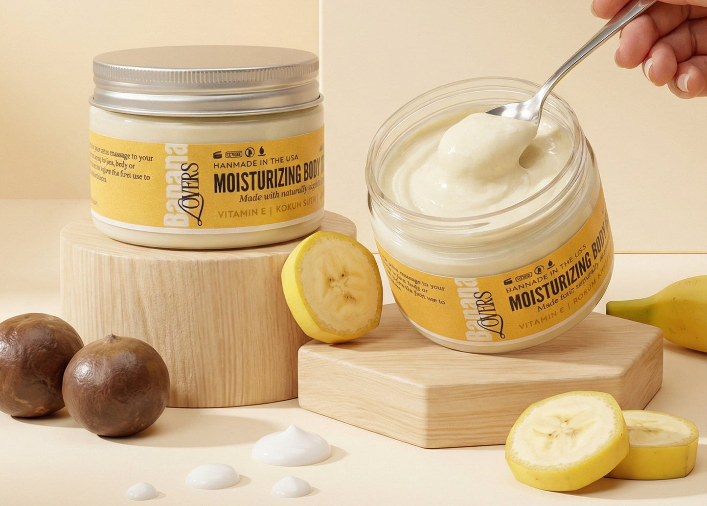 Banana Lovers Body Cream 4oz - New Formula