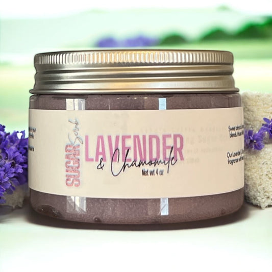 Lavender & Chamomile Sugar Scrub 4oz