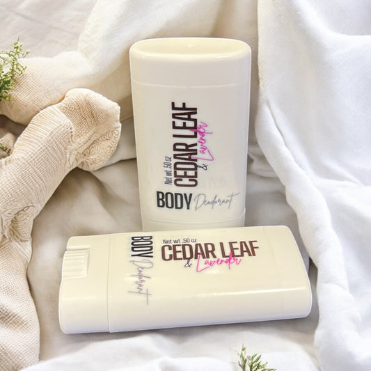 Cedar Leaf & Lavender Mini Deodorants - .5 oz