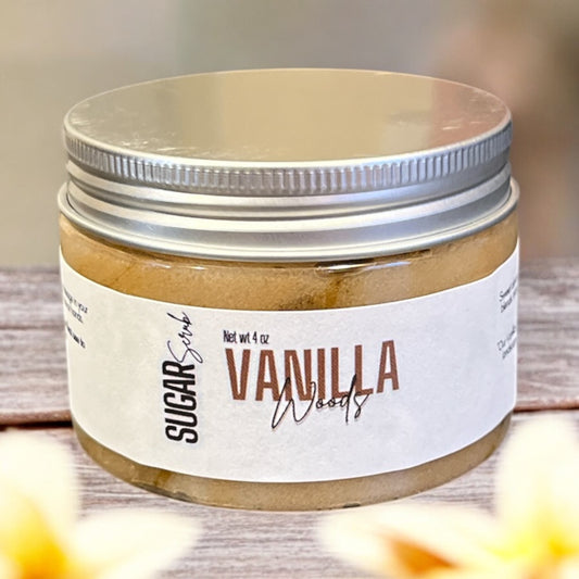 Vanilla Woods Sugar Scrub - 4oz