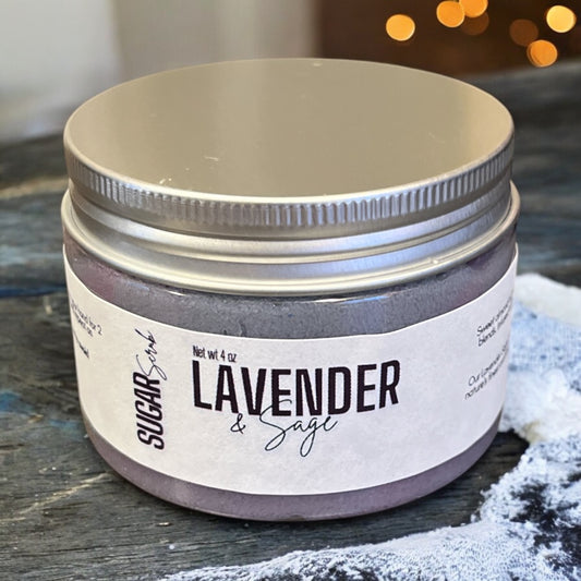 Lavender & Sage Sugar Scrub - 4oz