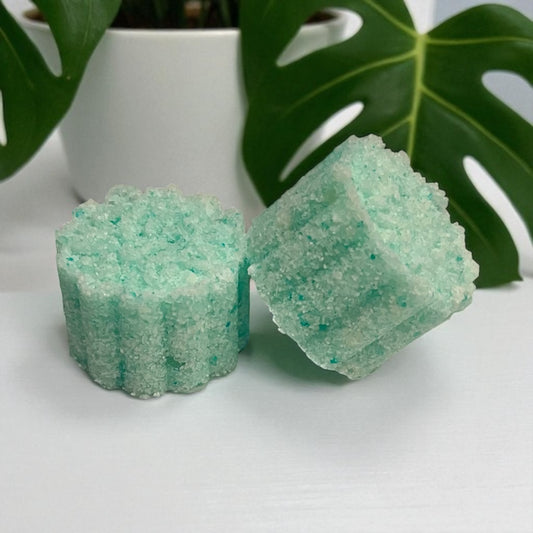 Mix and Match Foaming Bath Salts Fizzers - 4-Pack | Aloe Vera Cucumber and Cucumber Melon