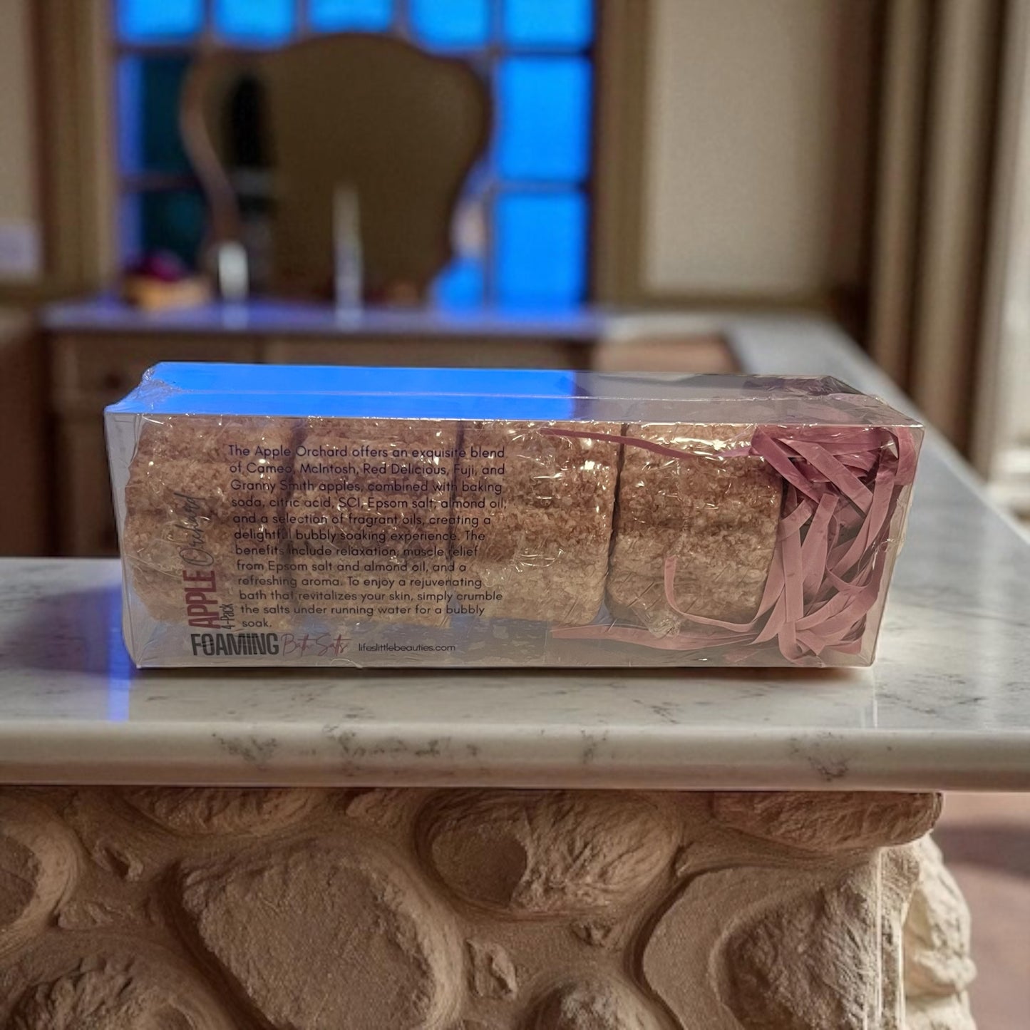 Apple Orchard Foaming Bath Salts Fizzers - 4Pack