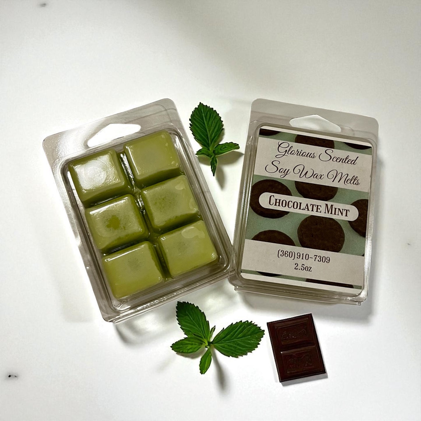 Chocolate Mint Soy Wax Melts - 2.5 oz