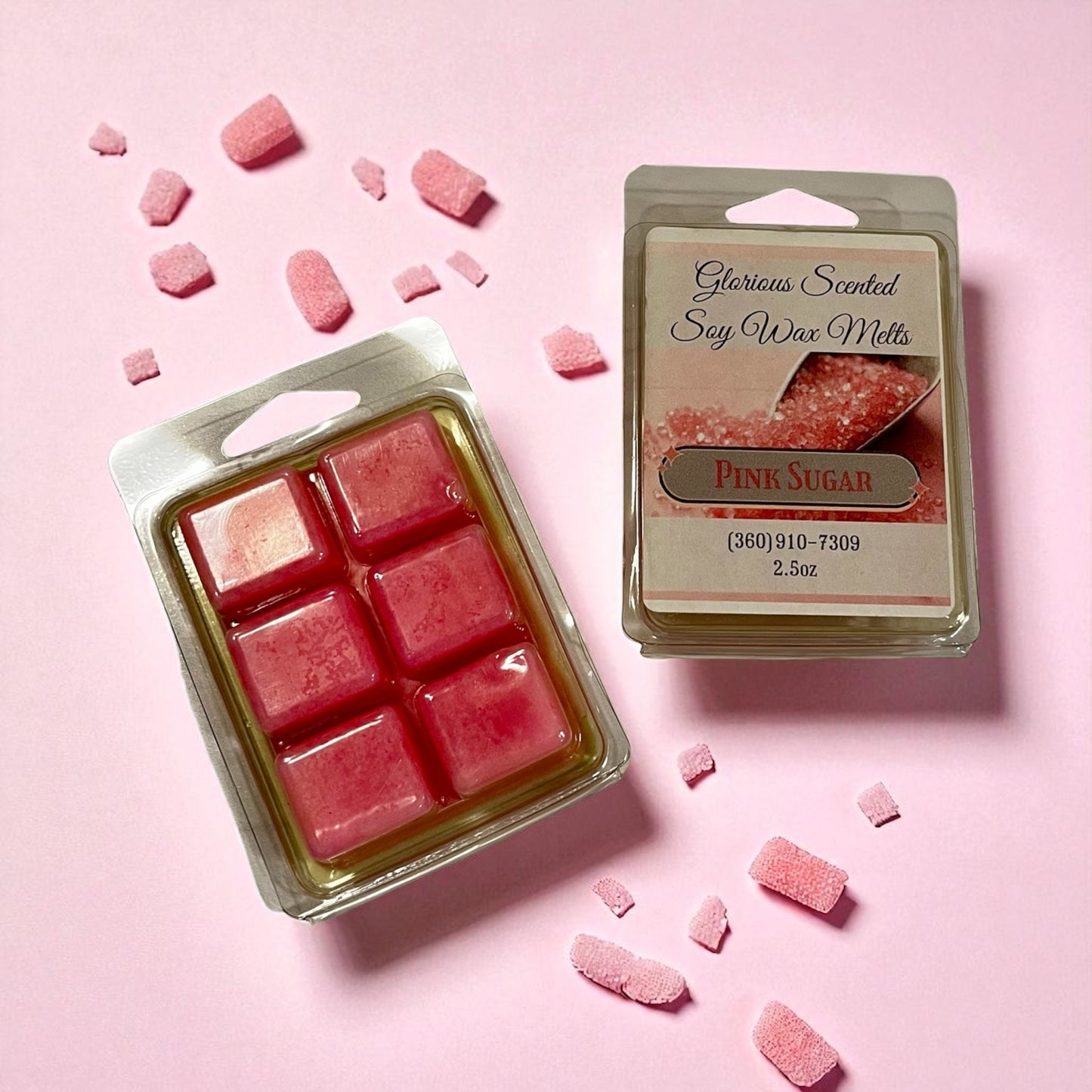 Pink Sugar Soy Wax Melts - 2.5 oz