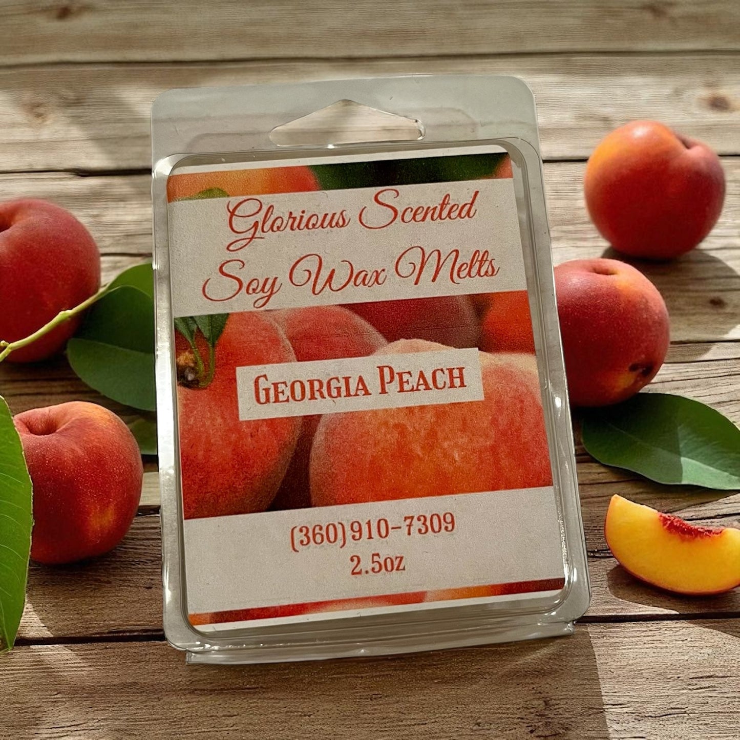 Georgia Peach Soy Wax Melts - 2.5 oz