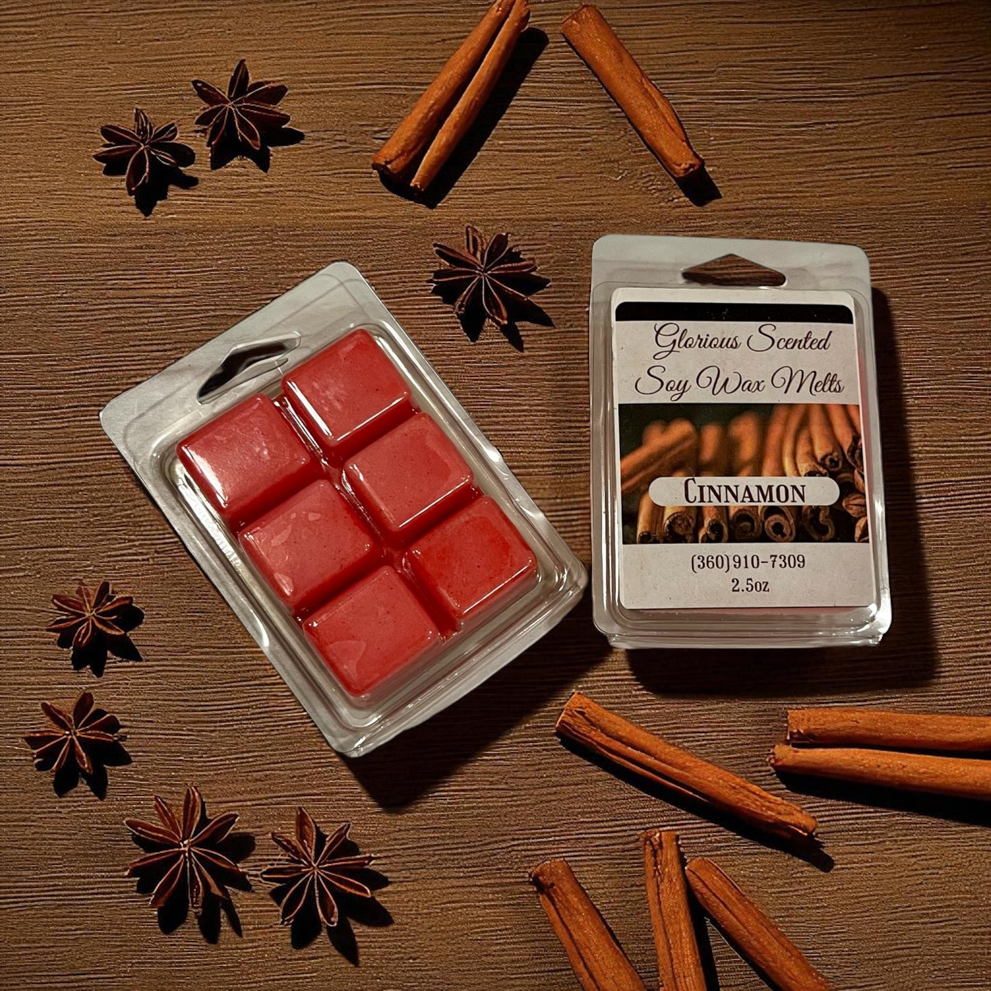 Cinnamon Soy Wax Melts - 2.5 oz