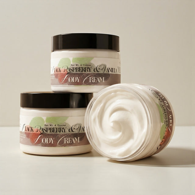 Black Raspberry & Vanilla Body Cream 4oz