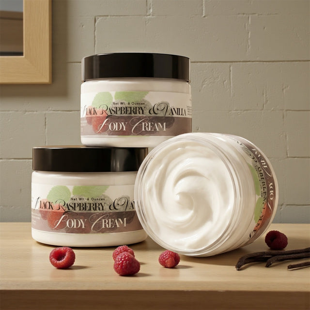 Black Raspberry & Vanilla Body Cream 4oz