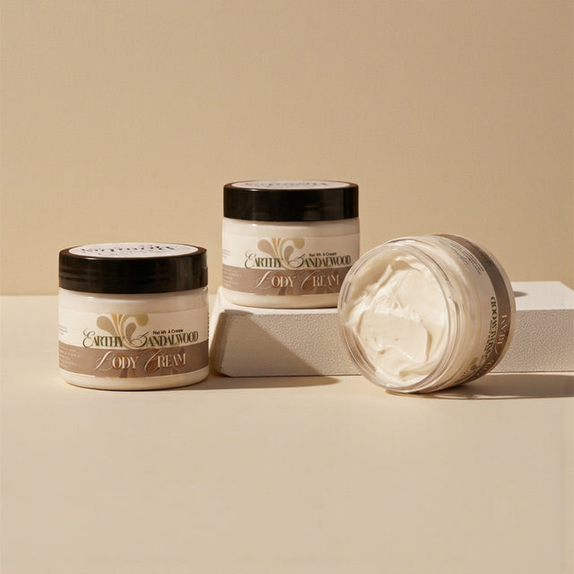 Earthy Sandalwood Body Cream 4oz