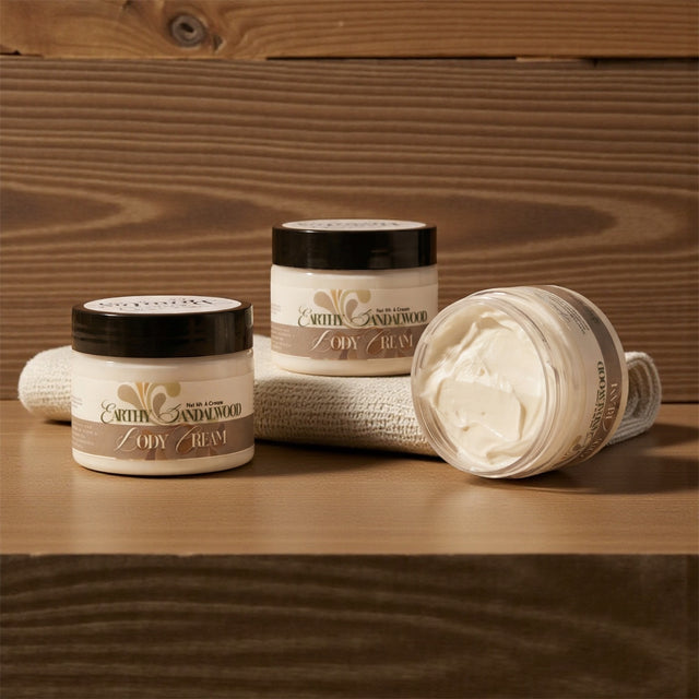 Earthy Sandalwood Body Cream 4oz