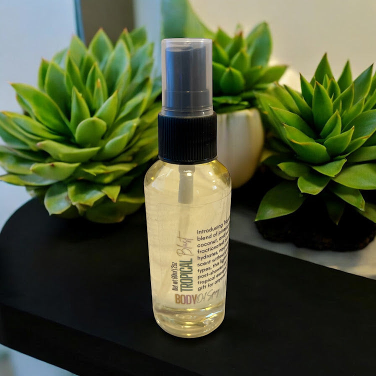 Caribbean Inspired Body Oil Spray 4-Pack Bundle
