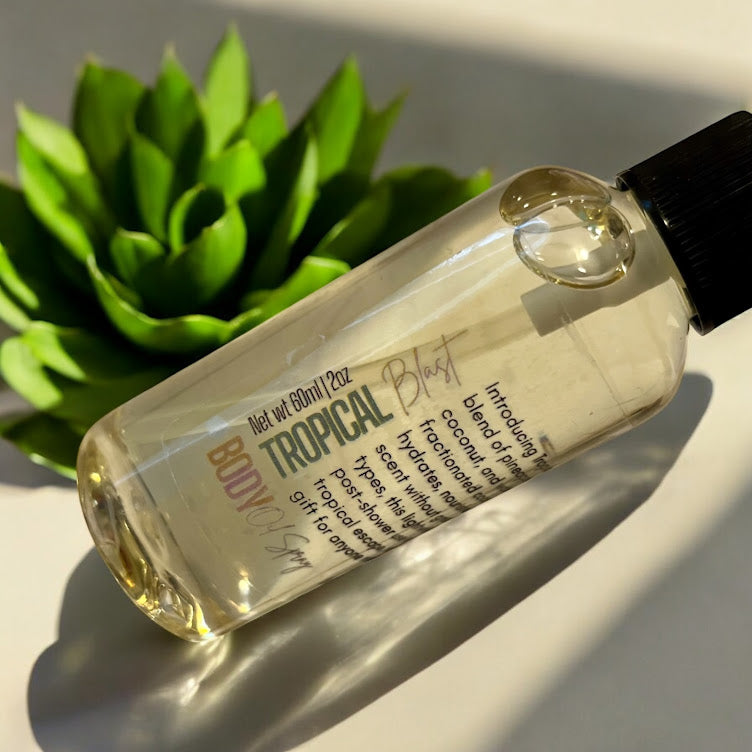 Caribbean Inspired Body Oil Spray 4-Pack Bundle