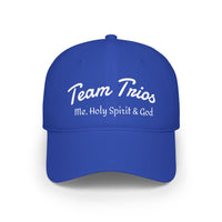 Team Trios Baseball Cap — “Team Trios: Me, Holy Spirit & God” Faith Baseball Hat