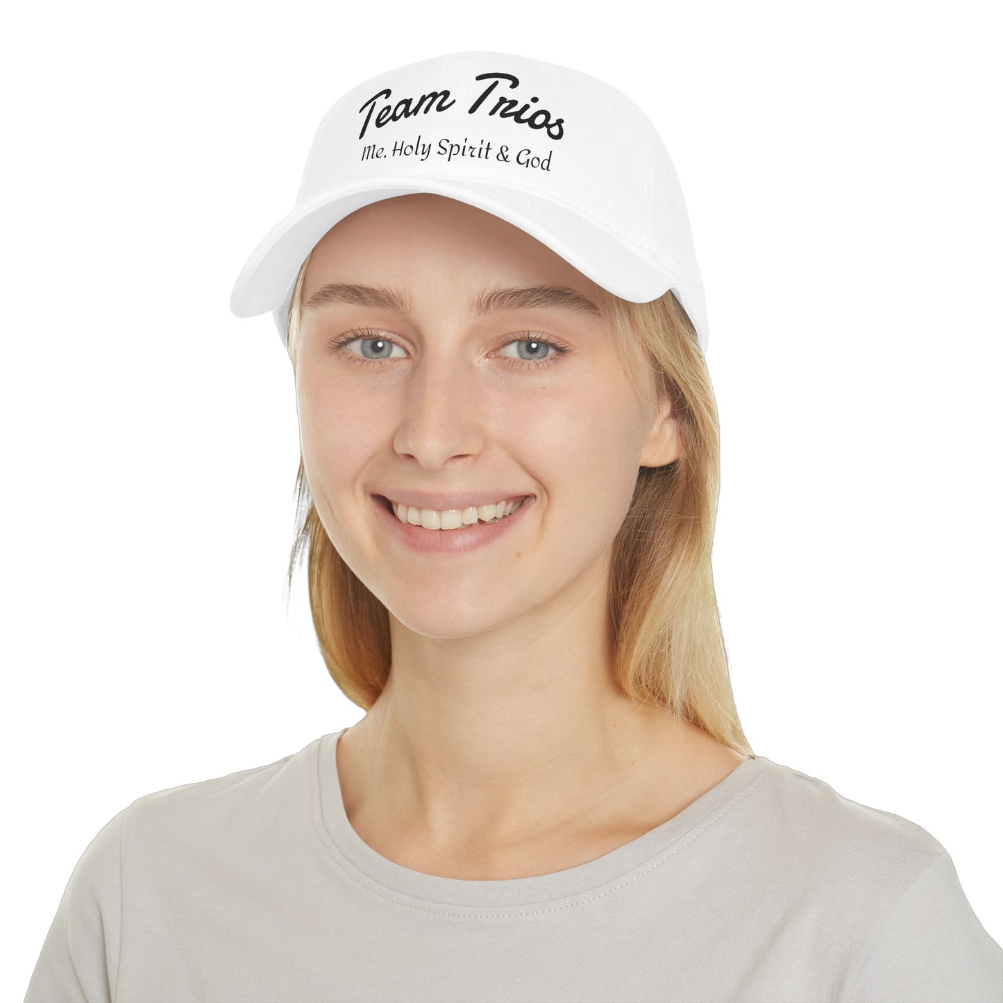 Team Trios Baseball Cap — “Team Trios: Me, Holy Spirit & God” Faith Baseball Hat