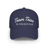 Team Trios Baseball Cap — “Team Trios: Me, Holy Spirit & God” Faith Baseball Hat