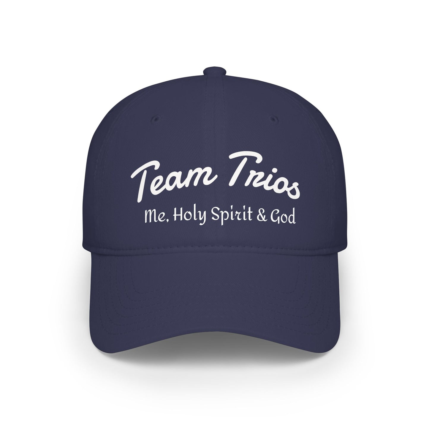 Team Trios Baseball Cap — “Team Trios: Me, Holy Spirit & God” Faith Baseball Hat