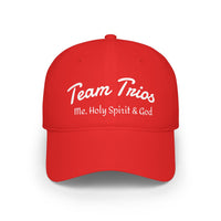 Team Trios Baseball Cap — “Team Trios: Me, Holy Spirit & God” Faith Baseball Hat