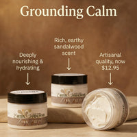 Earthy Sandalwood Body Cream 4oz- New Formula