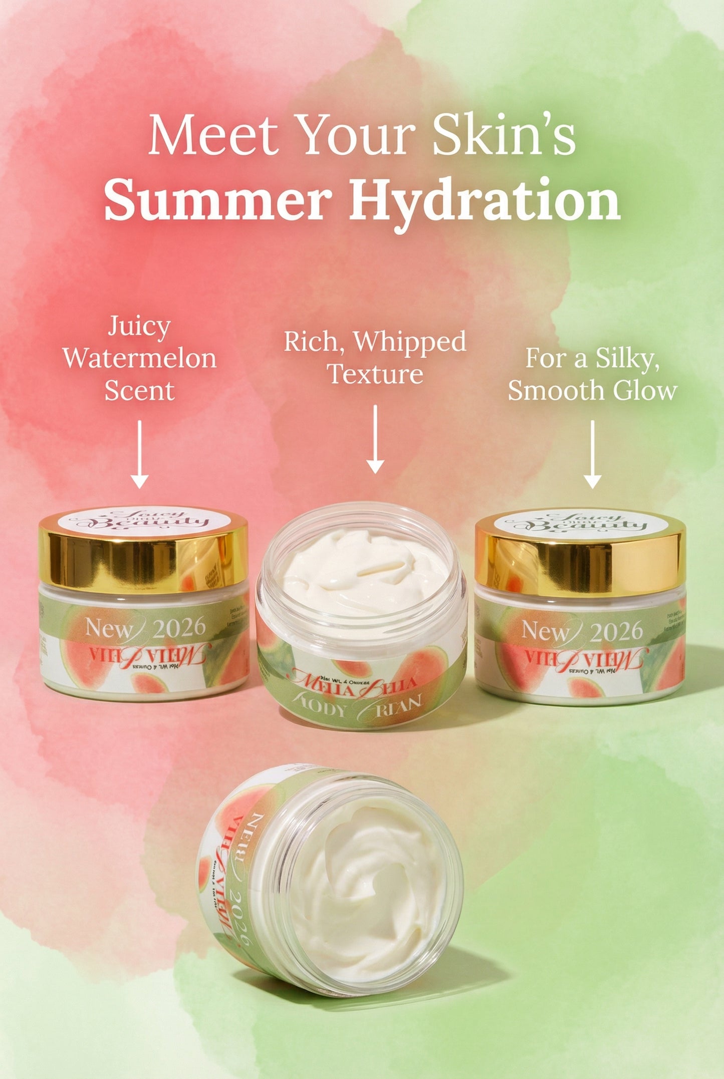 Mella Bella Body Cream 4oz - New Formula