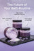 three jars of lavender-scented bath products, including a rich, luxurious foam bath bomb and two jars of lavender-scented bath salt.