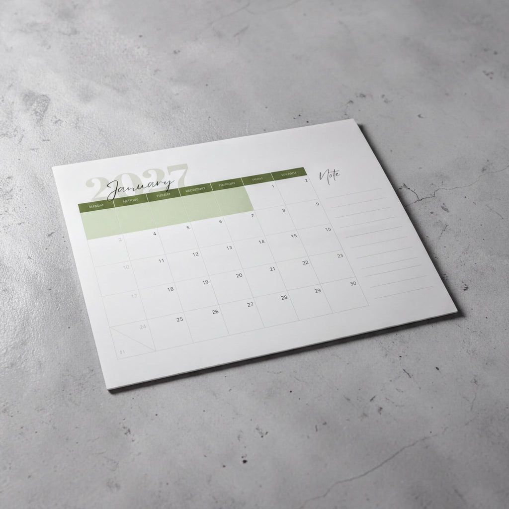 A calendar for the month of January, with the year '2007' visible at the top.