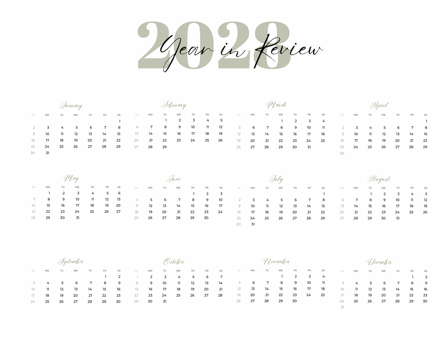 2027 Calendar Notepad - A 76-Page Duo
