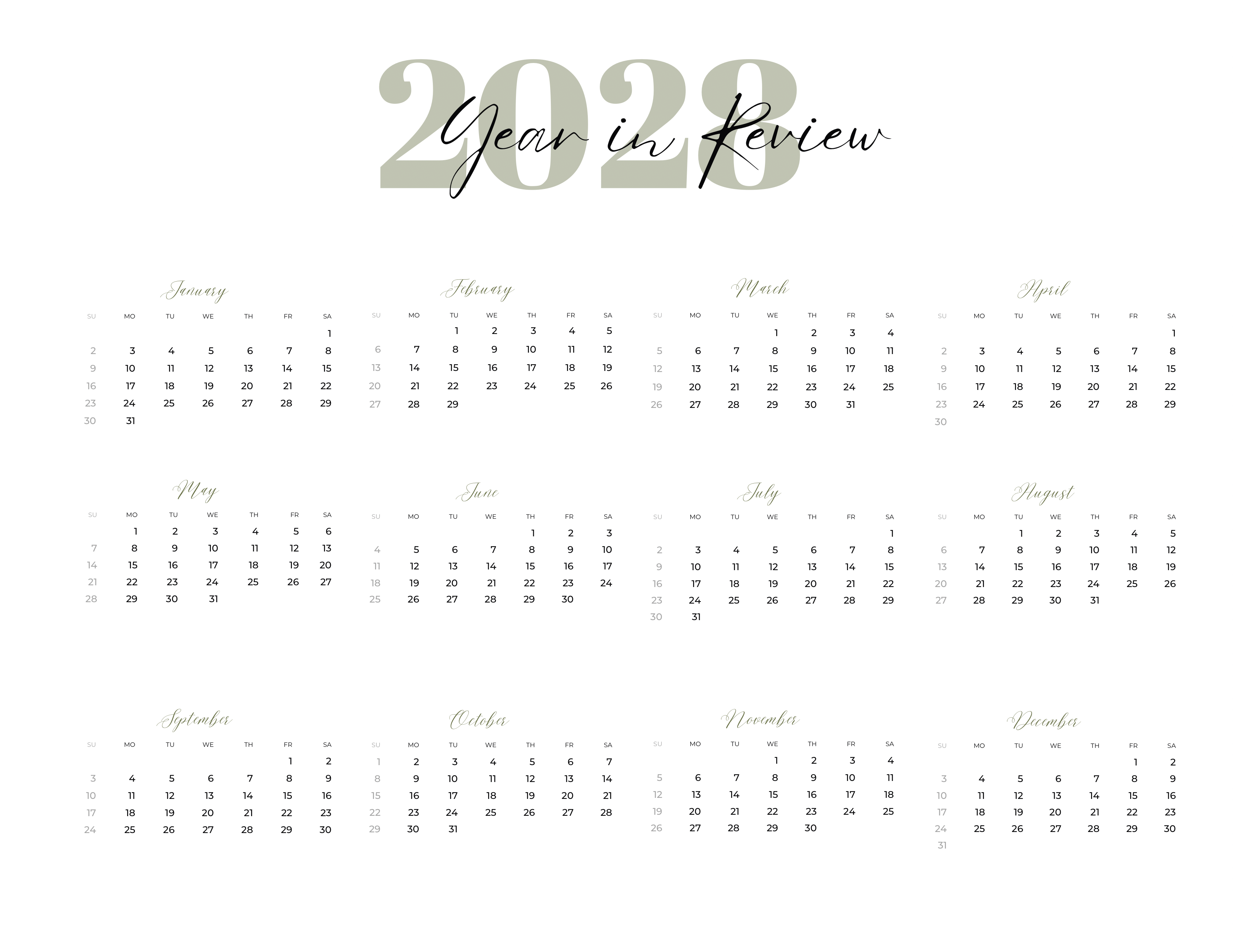 2027 Calendar Notepad - A 76-Page Duo