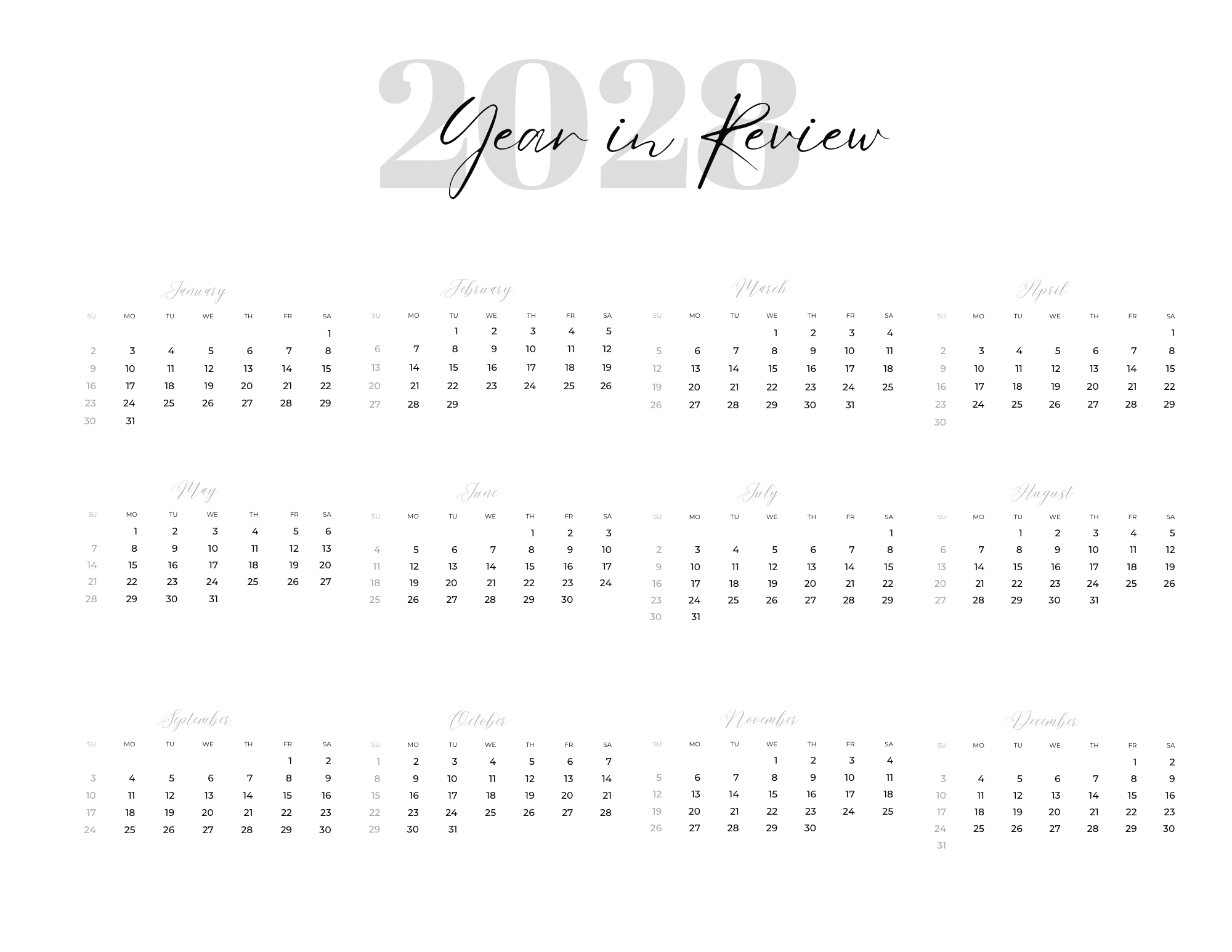 2027 Calendar Notepad - A 76-Page Duo