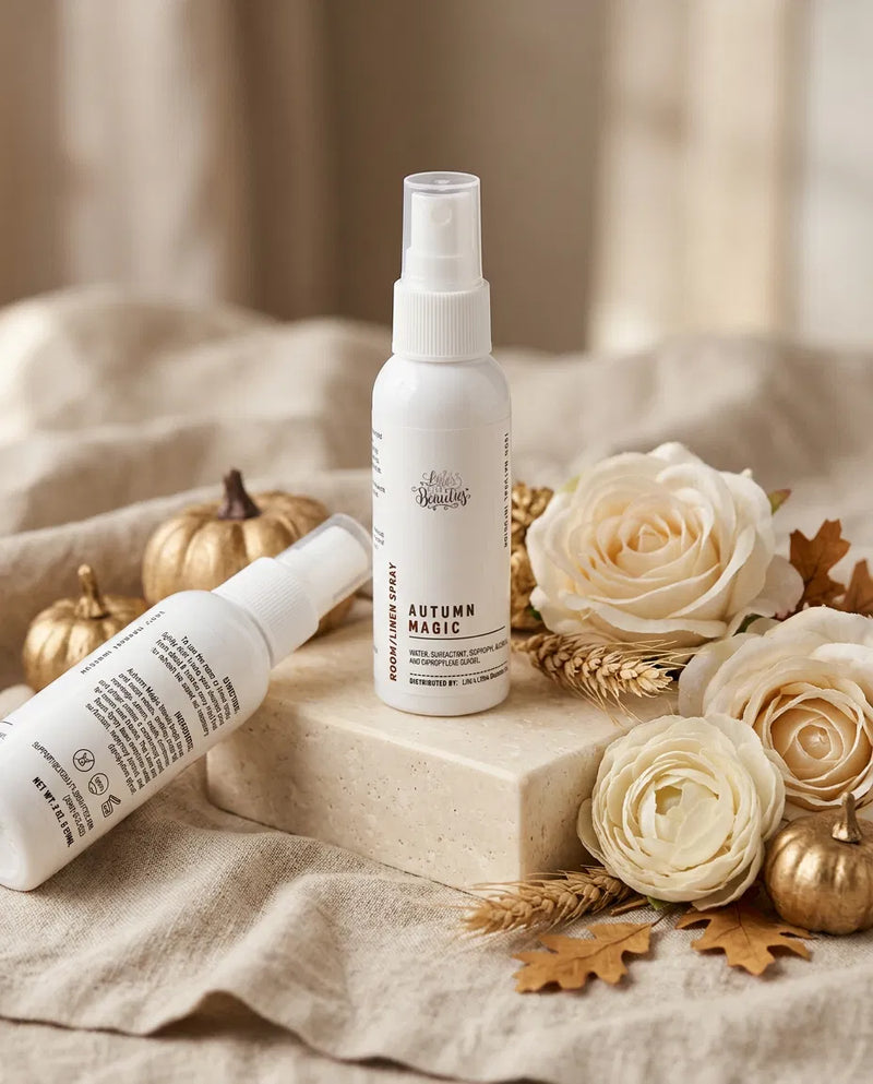 Autumn Magic Linen, Spiced Citrus Woods Spray, 60 Ml Fresh Bottle
