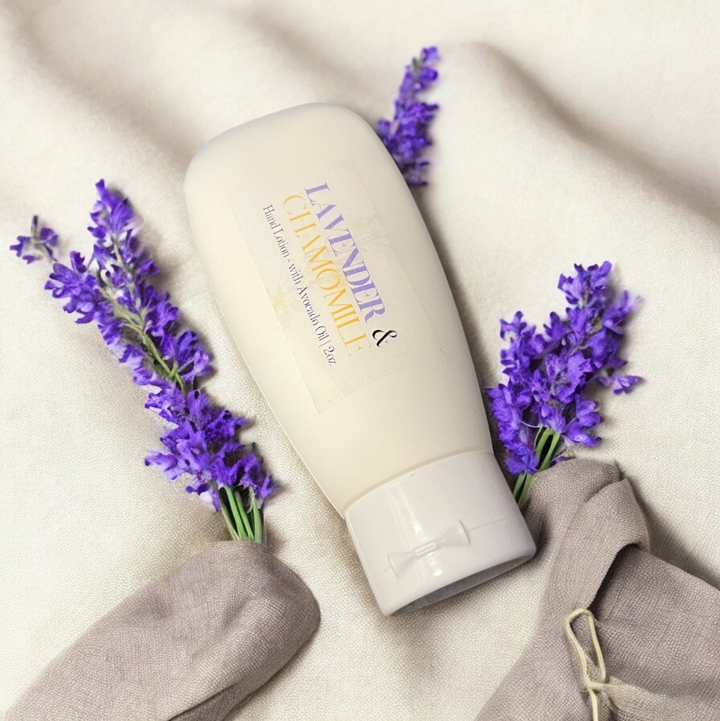 Lavender & Chamomile Body Lotion - For Sensitive Skin 2oz