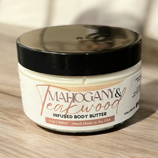 Mahogany & Teakwood Body Butter 4oz