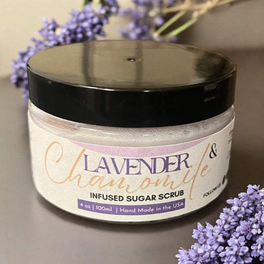 Lavender & Chamomile Sugar Scrub 4oz