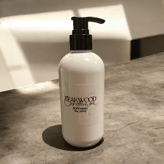 Teakwood & Cardamom Body Wash - 8oz