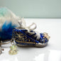 Bedazzled Handmade Converse Keychain - Clear Teddy