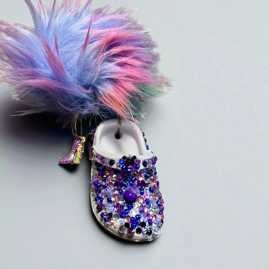 Bedazzle Handmade Croc Keychain – Pearl Diva