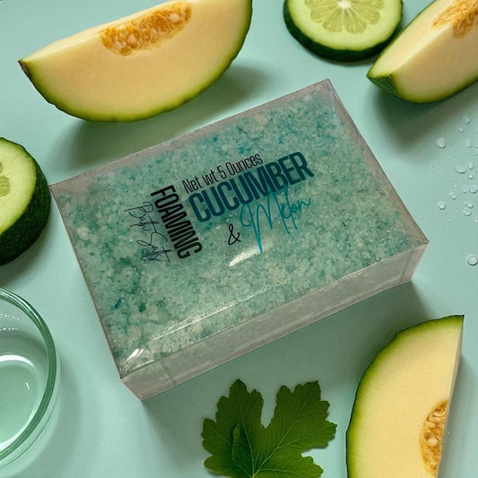 Cucumber Melon Foaming Bath Salt - 5 Ounces