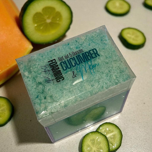 Cucumber Melon Foaming Bath Salt - 5 Ounces