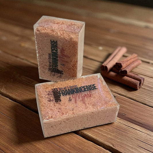 Frankincense & Myrrh Foaming Bath Salt | 5 oz