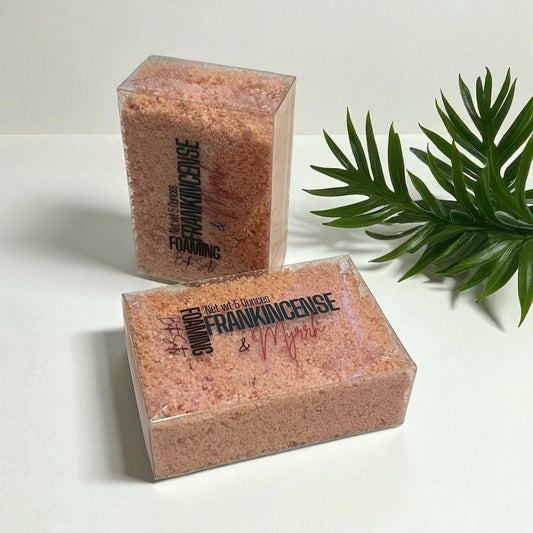 Frankincense & Myrrh Foaming Bath Salt | 5 oz